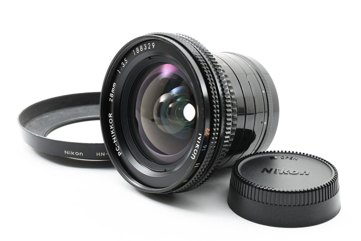 Near MINT Nikon PC Nikkor 28mm f/3.5 MF Wide Angle Shift Near MINT Nikon PC Nikkor 28mm f/3.5 MF Wide Angle Shift