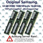 64 GB (4x 16 GB) Rdimm ECC Reg DDR3-1600 Dell PowerEdge T610 T620 T710