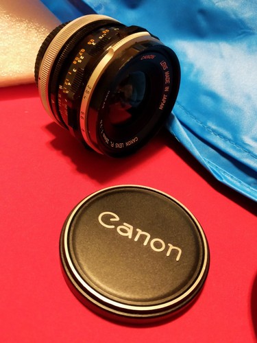 🍓 Canon Objektiv FL 28/3,5.  FL 3,5/28mm + Kappen & hübsche Hauben .... 🍇 - Bild 8 von 15
