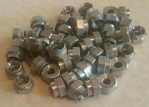 Qty 20 M8 Rivet Bush Steel Nut Rivnut Hank Hex Nut