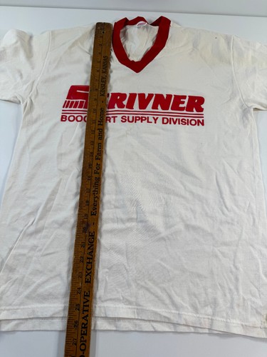 vtg 80s Scrivner Boogaart Baseball Team t-shirt shirt LRG 42-44 - Picture 2 of 14