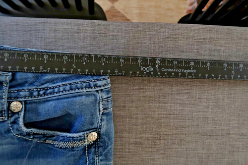 Miss Me Signature Bootcut Jeans Womens Sz 29 Light Wash Embellished Bling Sequin - Picture 10 of 16