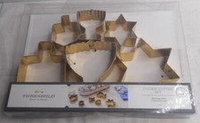 Threshold Menorah Quality & Design stainless steel 6 piece cookie cutter set NEW