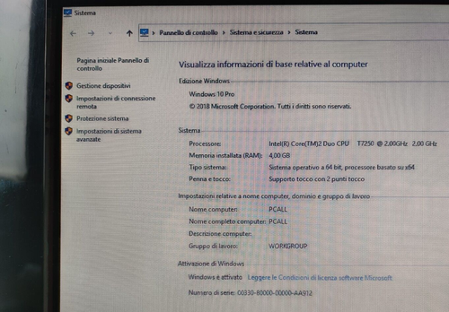 HP IQ500 TOUCH SMART PC IQ512IT INTEL CORE 2 T7250 4 GB RAM 500GB ROM ANTENNA TV - Foto 3 di 15