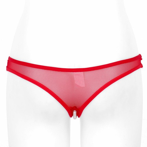 Frauen Mesh durchsichtig G-String Tanga offener Schritt Slips Unterwäsche Sexy - Bild 19 von 50