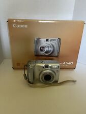 Canon PowerShot A540 6.0MP Digital Camera - Silver for sale Canon PowerShot A540 6.0MP Digital Camera - Silver for sale