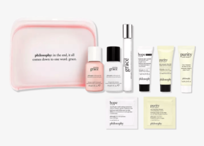 Piece Ulta Philosophy Gift Set Amazing Grace Perfume/Emulsion