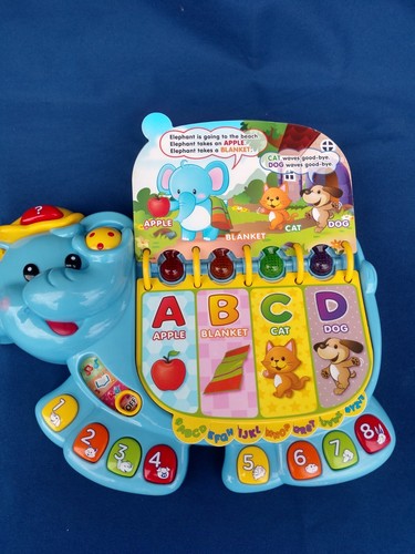 Vtech Touch and Teach Elephant - Learning Educational Toy Numbers Alphabet Songs - Picture 2 of 11