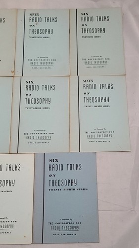 Seven / Six Radio Talks on Theosophy 17th - 26th +28 Series - Ojai, CA Broadcast - Imagen 3 de 5