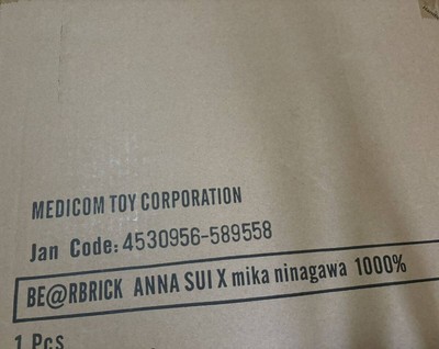 BE@RBRICK 1000% ANNA SUI × mika ninagawa MEDICOM TOY Bearbrick  