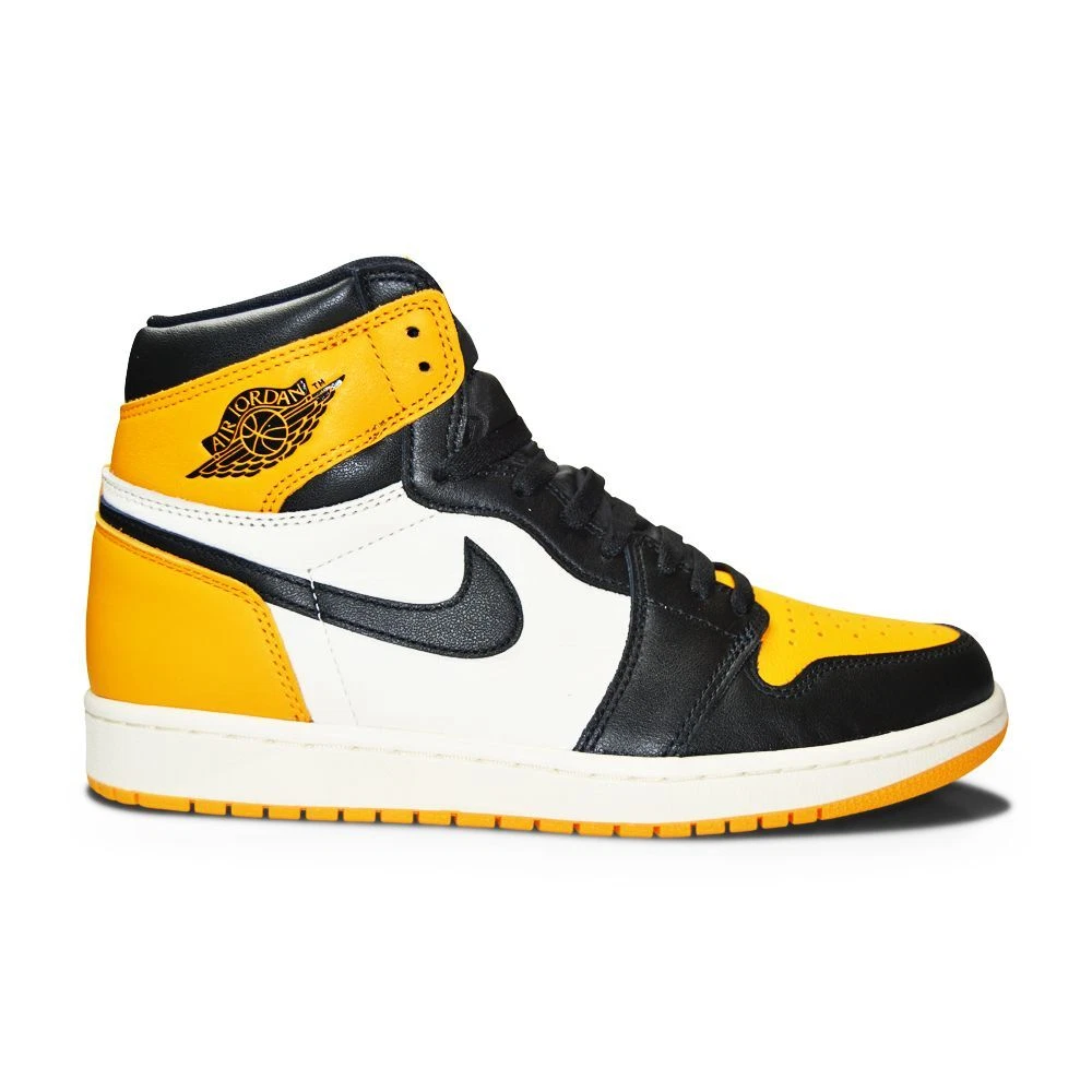 Mens Nike Air Jordan 1 Retro High OG u0026#034;Taxiu0026#034; - 555088 711 -Taxi  Black Sail | eBay