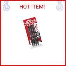 SHARPIE S-Gel BOLDPT Black 4CT