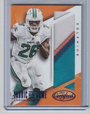 2012 Certified Rookie Fabric of the Game Prime #22 Lamar Miller #33/49