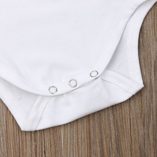 Baby Boys Formal Dress Shirts Gentleman Romper Bodysuit Wedding Party Outfits - Picture 8 of 13