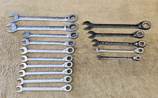 15 Blackhawk Proto BW SCVM Ratcheting Reversible Wrench Set Sae Metric AS IS