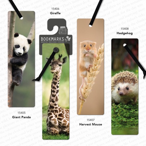 Bookmarks by If 3D Animal Collection, Elephant, Lion, Tiger, Panda, Giraffe, Fox - Picture 14 of 18