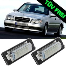 2X LED Kennzeichenbeleuchtung Nummerntafellicht Nummerplatt Mercedes W202 LCI