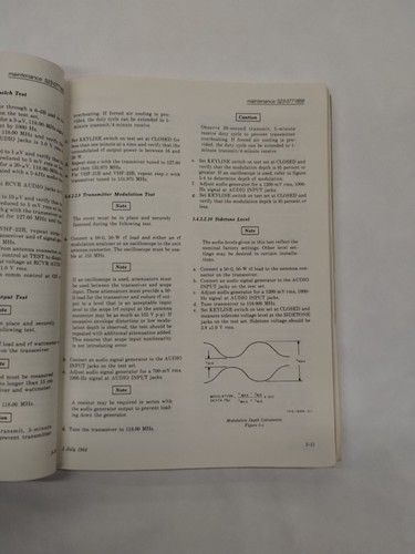 Livre d'instructions pour émetteur-récepteur Collins VHF-21/-22 VHF Comm - original - Photo 16/24