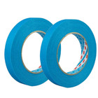 2X 3M Blue Masking Tape - 25MM X 50 Metre - Painters Tape - Solvent Resistant