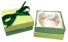 24pc Jewelry Gift Boxes Green Bracelet Boxes Watch Display Boxes Bangle Boxes