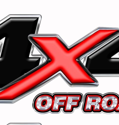 4X4 Off Road Red Bed Decal Graphic Truck Vinyl Stickers Set of 2 - MK001OR4 - Bild 3 von 4