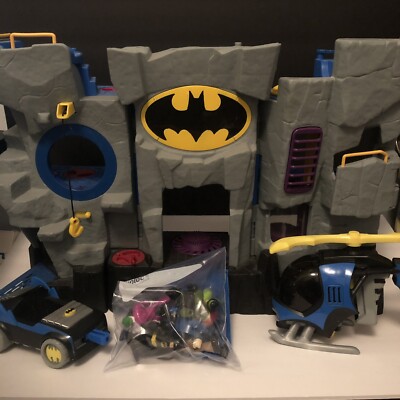 BATMAN BAT CAVE PLAYSET Fisher Price 2007 Mattel VEHICLES and ACTION FIGURES | eBay