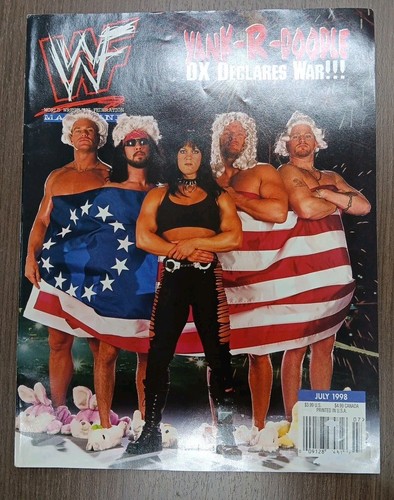 WWF Magazine July1998 Degeneration X Shawn Michaels Chyna Triple H  - Bild 1 von 2