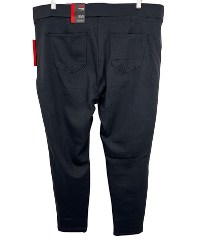 Style & Co Woman Plus 18 18W Grey Legging Comfort Waist Mid Rise Skinny NWT New - Picture 3 of 7