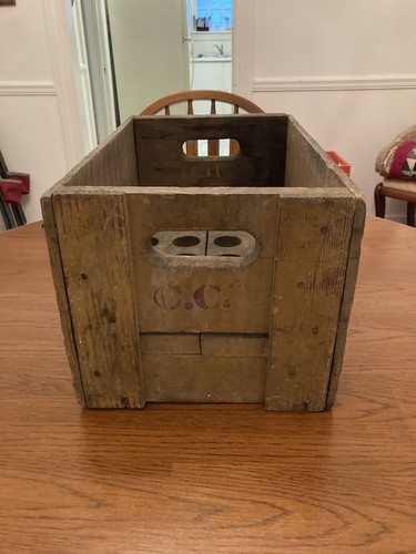 Very Early Coca Cola Hutchinson (Hutch) Bottle Wood Carry Crate - Picture 4 of 6
