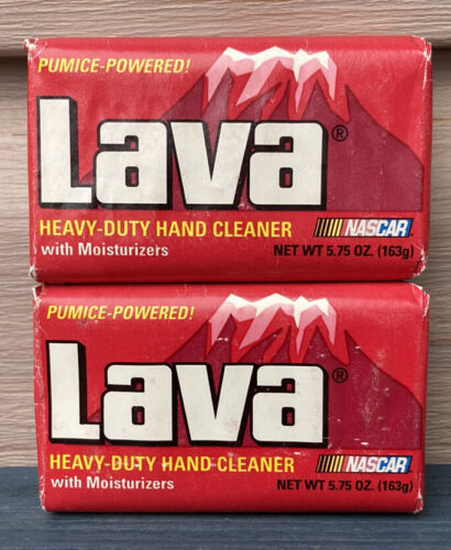 Lava Soap Pumice Power 2 Bar Pack Heavy Duty Hand Cleaner NASCAR endorsed