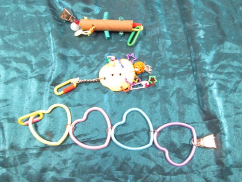 Spielzeug für kleine Vögel wie Sittiche, Finken 5"-8" lang - Bild 11 von 15