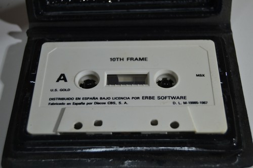 Juego para MSX - 10th Frame - Cassette - Juego Bolos - 1987 - Vintage - Bild 2 von 3