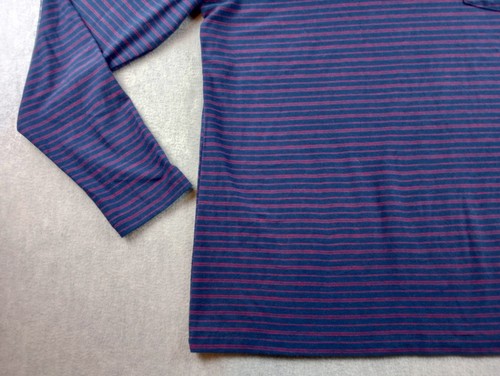 Vineyard Vines Edgartown T Shirt Hooded Boys Teen XL (18) Purple Striped Stretch - Picture 8 of 20