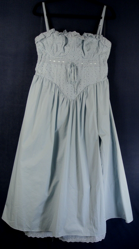 NEW, House of CB Jaime broderie-anglaise stretch-cotton Midi dress Size M #D7185 - Picture 6 of 13