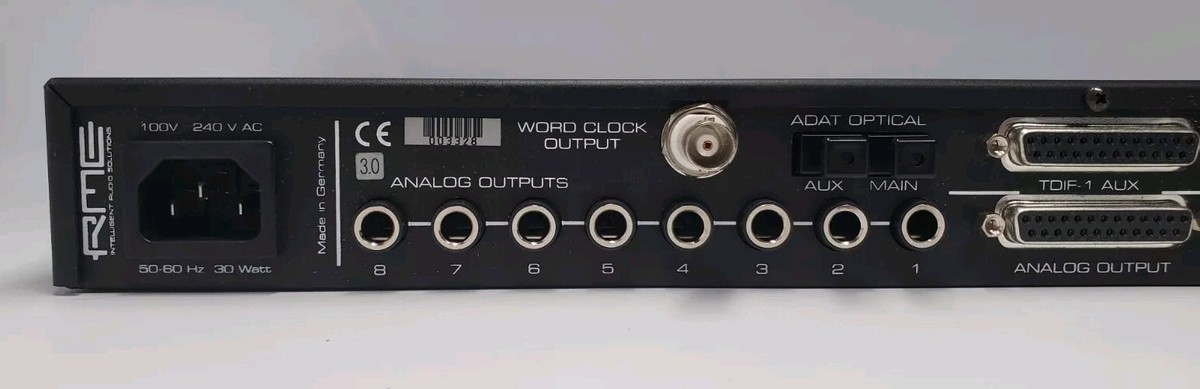 DTM・DAW RME ADI-8 DD ADAT/TDIF AES/EBU 8ch 24Bit RME ADI-8 DD 8-ch AES /TDIFF/ADAT-converter