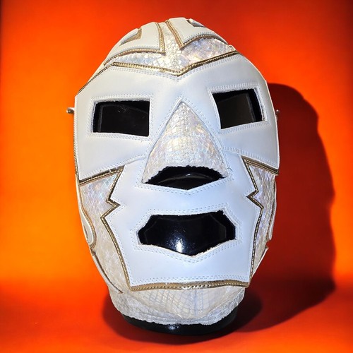 DR. WAGNER Jr. 100% PRO GRADO PROFESIONAL - MÁSCARA LUCHA LIBRE - BLANCO - ESCAMA - Imagen 8 de 16