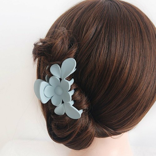 Fiori opachi petali piccola clip artiglio fermaglio forte fermagli per capelli fermaglio per capelli - Foto 2 di 17