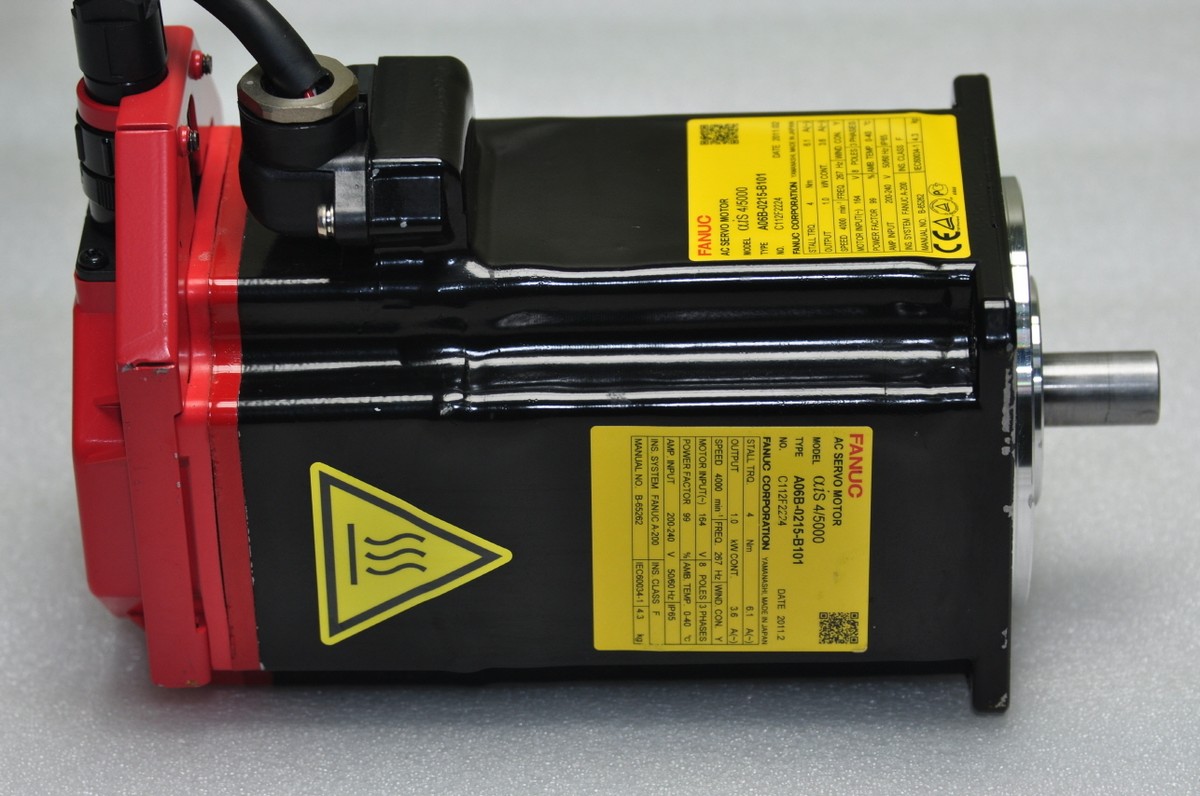 FANUC AC Servo Motor A06B-0215-B101 ais 4/5000, PULSE CODER FANUC AC Servo Motor A06B-0215-B101 ais 4/5000, PULSE CODER
