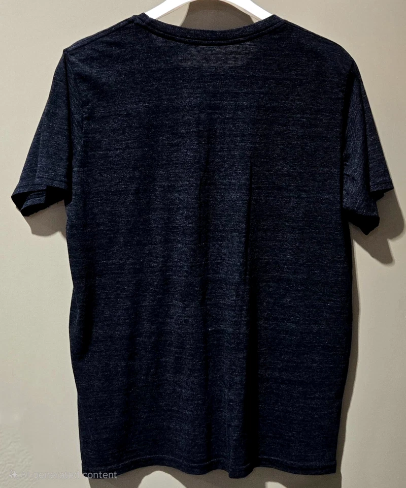 Pittsburg Penguins Heathered Black Distressed Original 1967 Logo Tee -- Men XXL - Image 3 of 4