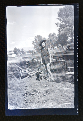 Animal Trainer Tony Gentry With Pony Dog Bailey Brothers Circus Photo Negatives - Picture 6 of 11