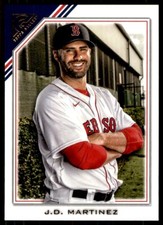 2022 TOPPS GALLERY - #15 J.D. MARTINEZ BOSTON RED SOX