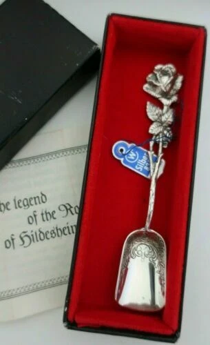 Rose Antique Silverplate Spoons