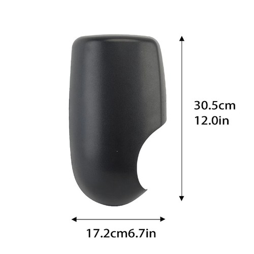 Right O/S Black Door Wing Mirror Cover Cap For Ford Transit MK6 MK7 2000-2014 UK - Picture 2 of 11