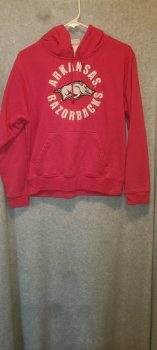 Arkansas Razorbacks Womens Hoodie Size Small Pink By J America