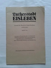 Lutherstadt Eisleben Center of Mansfeld Copper Ore Mining Volume III Part 1