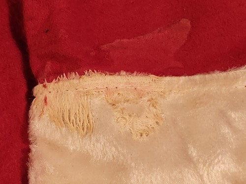 Rare Vintage 1940's SANTA SUIT & MASK - Picture 6 of 12