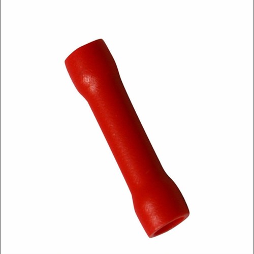 Conectores a tope de cable calibre 100X 22-18 vinilo AWG Ga terminales de radio de coche rojo - Imagen 8 de 8