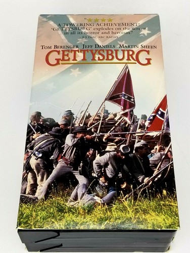 Gettysburg 1993 2-VHS Tape Widescreen Edition Turner Tested Martin Sheen - Picture 8 of 8