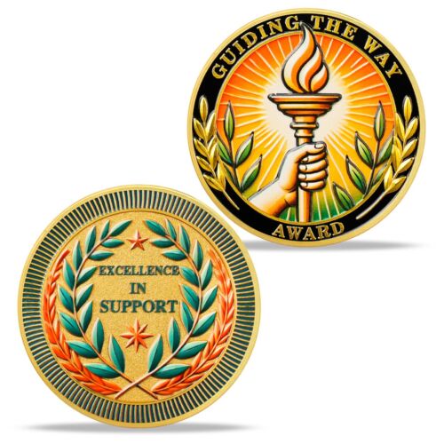 Moneda inspiradora guiando el camino 5 piezas regalo de agradecimiento para compañero de trabajo del personal - Imagen 15 de 18