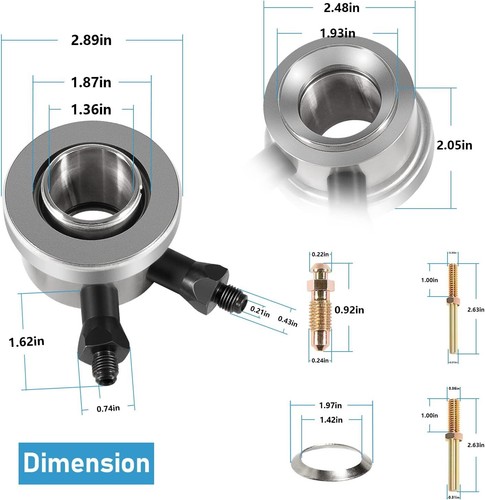 Hydraulic Throwout Bearing, GM Release Bearing Stock Clutch, Fits Small Block - Picture 5 of 10